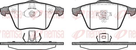 Remsa 0964.20 - Kit pastiglie freno, Freno a disco www.autoricambit.com