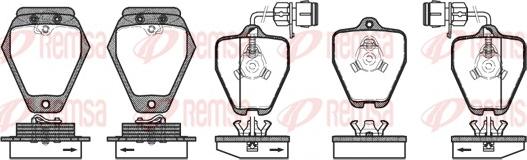 Remsa 0508.02 - Kit pastiglie freno, Freno a disco www.autoricambit.com