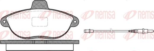 Remsa 0602.02 - Kit pastiglie freno, Freno a disco www.autoricambit.com