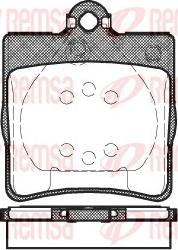 Remsa 0678.00 - Kit pastiglie freno, Freno a disco www.autoricambit.com