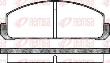 Remsa 0099.20 - Kit pastiglie freno, Freno a disco www.autoricambit.com