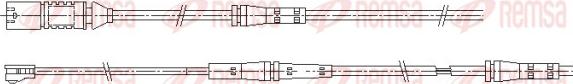 Remsa 001199 - Contatto segnalazione, Usura past. freno/mat. d'attrito www.autoricambit.com