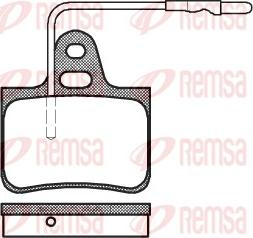 Remsa 0076.04 - Kit pastiglie freno, Freno a disco www.autoricambit.com