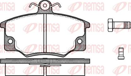 Remsa 0146.44 - Kit pastiglie freno, Freno a disco www.autoricambit.com