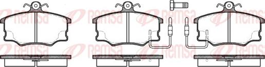 Remsa 0146.32 - Kit pastiglie freno, Freno a disco www.autoricambit.com