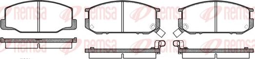 Remsa 0152.02 - Kit pastiglie freno, Freno a disco www.autoricambit.com