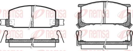 FTE BL1166A2 - Kit pastiglie freno, Freno a disco www.autoricambit.com