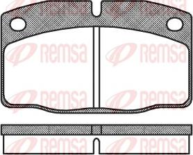 Remsa 0101.00 - Kit pastiglie freno, Freno a disco www.autoricambit.com