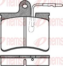 Remsa 0125.04 - Kit pastiglie freno, Freno a disco www.autoricambit.com