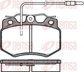 Remsa 0170.04 - Kit pastiglie freno, Freno a disco www.autoricambit.com