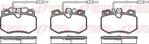 Remsa 0170.14 - Kit pastiglie freno, Freno a disco www.autoricambit.com