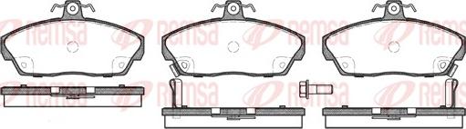 Remsa 0337.02 - Kit pastiglie freno, Freno a disco www.autoricambit.com