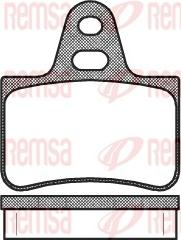 Remsa 0269.00 - Kit pastiglie freno, Freno a disco www.autoricambit.com