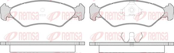 Remsa 0285.15 - Kit pastiglie freno, Freno a disco www.autoricambit.com