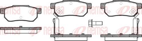 Remsa 0233.02 - Kit pastiglie freno, Freno a disco www.autoricambit.com