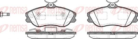 Remsa 0276.20 - Kit pastiglie freno, Freno a disco www.autoricambit.com