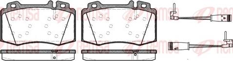 Remsa 0769.02 - Kit pastiglie freno, Freno a disco www.autoricambit.com