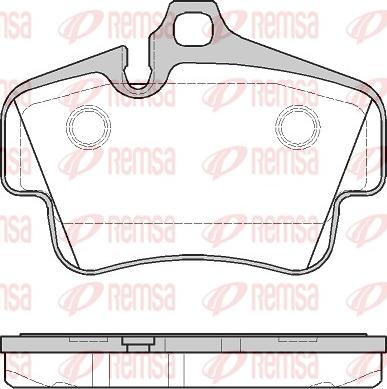 Remsa 0773.30 - Kit pastiglie freno, Freno a disco www.autoricambit.com