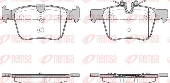 Remsa 1516.45 - Kit pastiglie freno, Freno a disco www.autoricambit.com