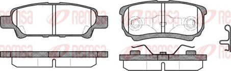 Remsa 1051.02 - Kit pastiglie freno, Freno a disco www.autoricambit.com