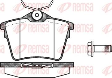 Remsa 1103.00 - Kit pastiglie freno, Freno a disco www.autoricambit.com