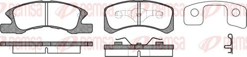 Remsa 1111.02 - Kit pastiglie freno, Freno a disco www.autoricambit.com