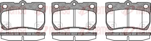 Remsa 1181.02 - Kit pastiglie freno, Freno a disco www.autoricambit.com