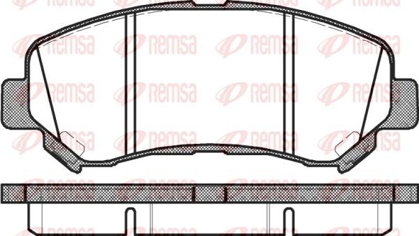 Remsa 1318.00 - Kit pastiglie freno, Freno a disco www.autoricambit.com