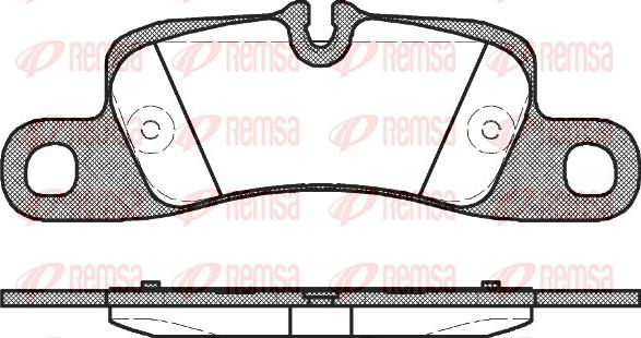 Remsa 1379.00 - Kit pastiglie freno, Freno a disco www.autoricambit.com