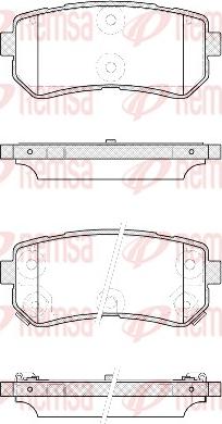 Remsa 1209.42 - Kit pastiglie freno, Freno a disco www.autoricambit.com