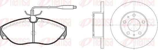 Remsa 8486.00 - Kit freno, Freno a disco www.autoricambit.com