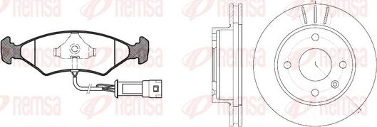 Remsa 8119.03 - Kit freno, Freno a disco www.autoricambit.com