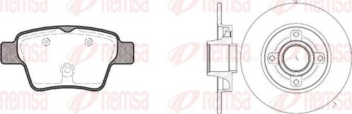 Remsa 81138.00 - Kit freno, Freno a disco www.autoricambit.com