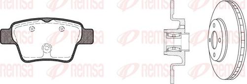 Remsa 81138.20 - Kit freno, Freno a disco www.autoricambit.com