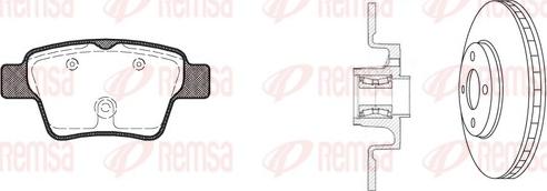 Remsa 81138.21 - Kit freno, Freno a disco www.autoricambit.com