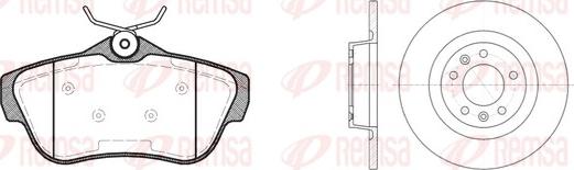 Remsa 81299.00 - Kit freno, Freno a disco www.autoricambit.com