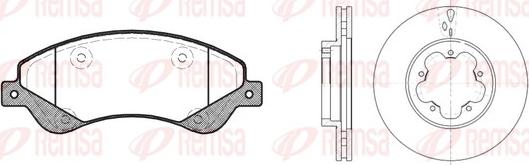 Remsa 81251.00 - Kit freno, Freno a disco www.autoricambit.com