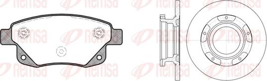 Remsa 81252.00 - Kit freno, Freno a disco www.autoricambit.com