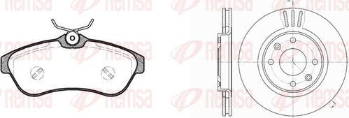 Remsa 8880.00 - Kit freno, Freno a disco www.autoricambit.com