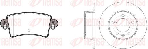 Remsa 8833.00 - Kit freno, Freno a disco www.autoricambit.com