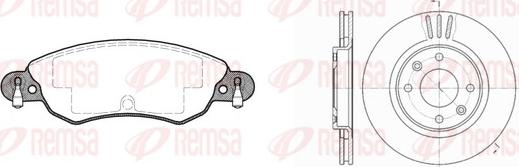 Remsa 8829.00 - Kit freno, Freno a disco www.autoricambit.com