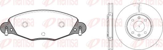 Remsa 8827.00 - Kit freno, Freno a disco www.autoricambit.com