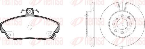 Remsa 8337.01 - Kit freno, Freno a disco www.autoricambit.com