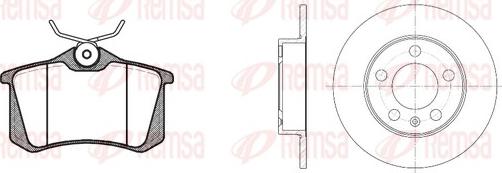 Remsa 8263.04 - Kit freno, Freno a disco www.autoricambit.com