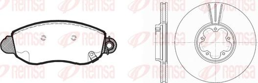 Remsa 8772.00 - Kit freno, Freno a disco www.autoricambit.com