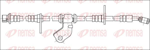 Remsa G1903.72 - Flessibile del freno www.autoricambit.com