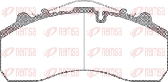 Remsa JCA 637.00 - Kit pastiglie freno, Freno a disco www.autoricambit.com