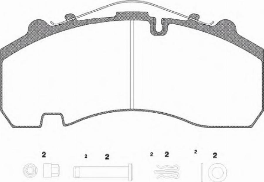 Remsa JCA 1076.80 - Kit pastiglie freno, Freno a disco www.autoricambit.com