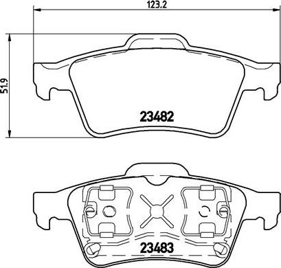 RENAULT 7701207996 - Kit pastiglie freno, Freno a disco www.autoricambit.com