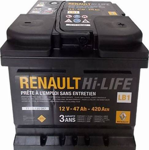 RENAULT 7711130087 - Batteria avviamento www.autoricambit.com